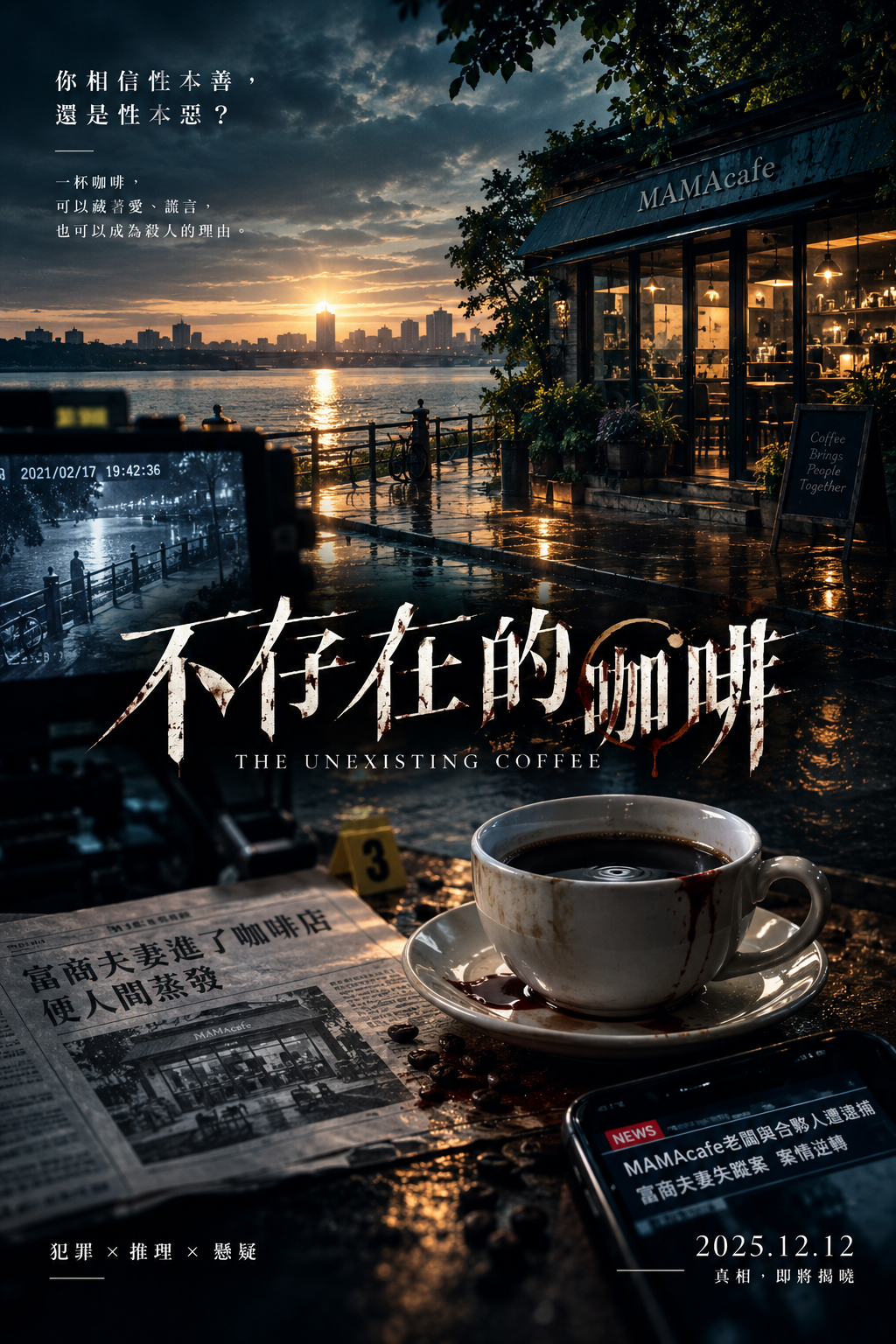 不存在的咖啡正式海報